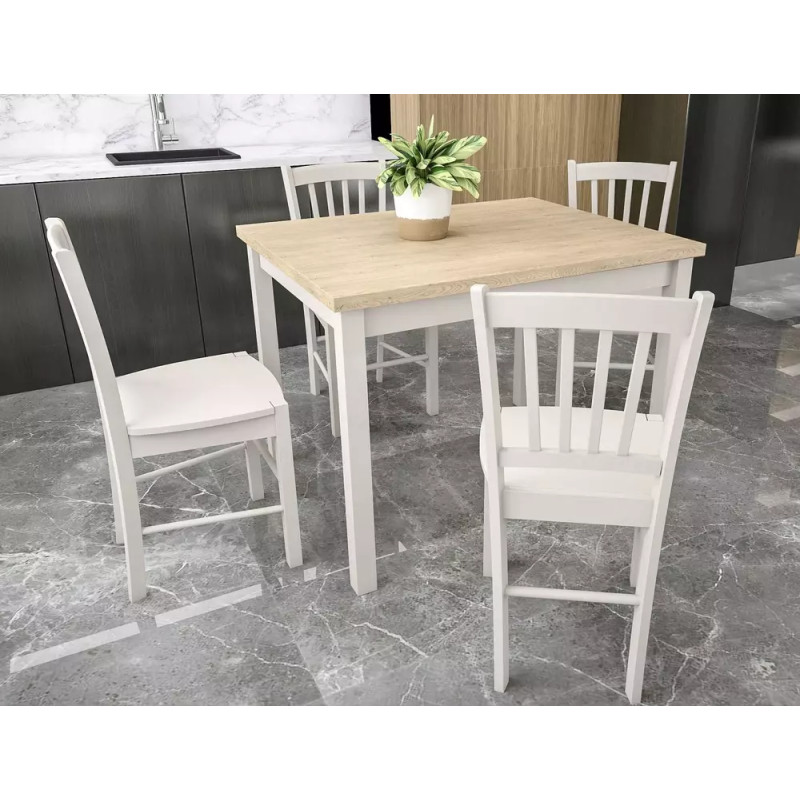 Stół Adam 80 dąb cremona torro/kaszmir 80x75