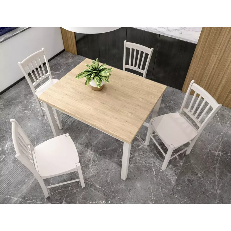 Stół Adam 90 dąb cremona torro/kaszmir 65(90)x75