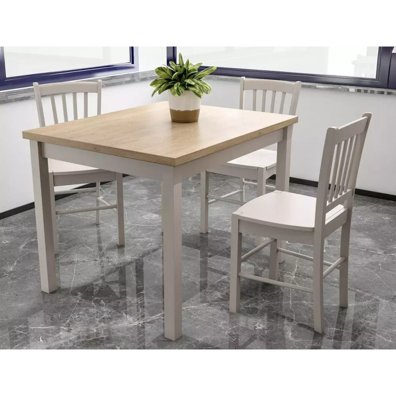 Stół Adam 90 dąb cremona torro/kaszmir 65(90)x75