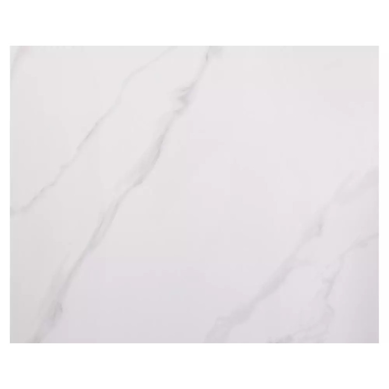 Ceramiczny stół Rion 80 biały połysk/czarny mat 80x76