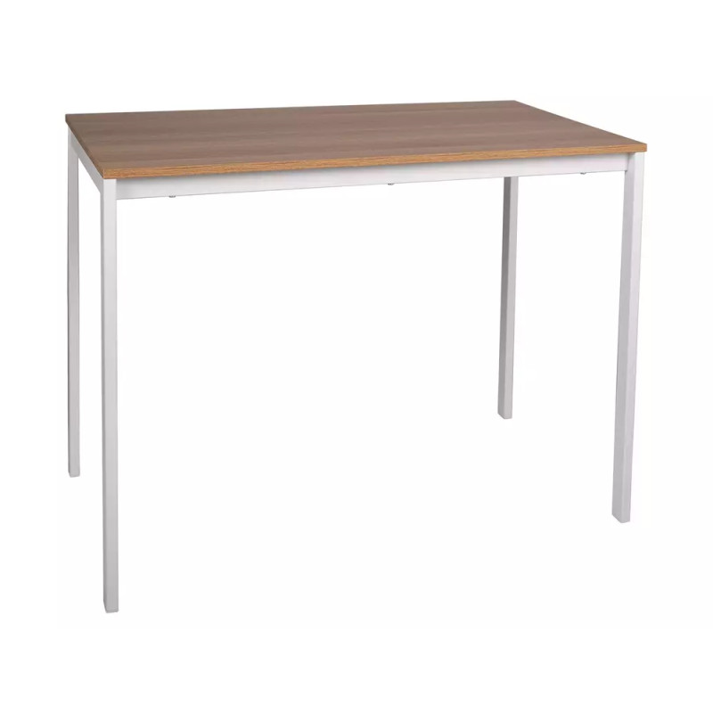 Stół Mario dąb/off white 60(100)x75