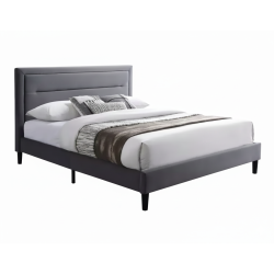 Łóżko Malaga Velvet 160x200 kolor szary tap. Bluvel 14