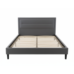 Łóżko Malaga Velvet 140x200 kolor szary tap. Bluvel 14