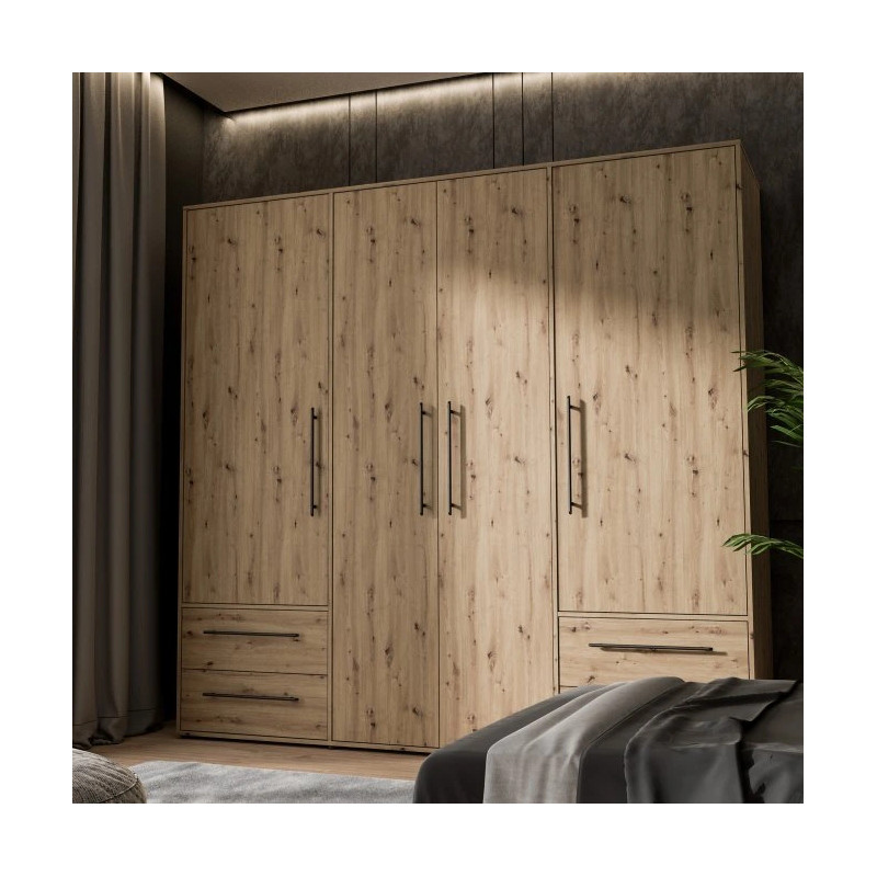 Szafa ubraniowa 210 cm JPTS86T-T14 – Kolekcja Jupiter – Domowanie