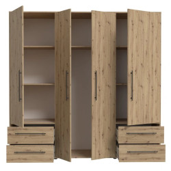 Szafa ubraniowa 210 cm JPTS86T-T14 – Kolekcja Jupiter – Domowanie