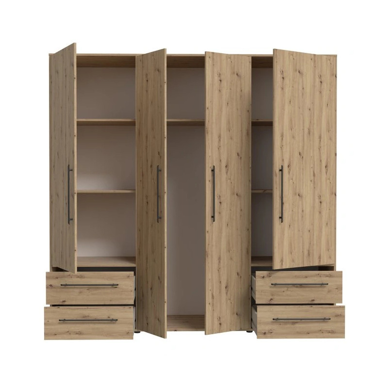 Szafa ubraniowa 210 cm JPTS86T-T14 – Kolekcja Jupiter – Domowanie