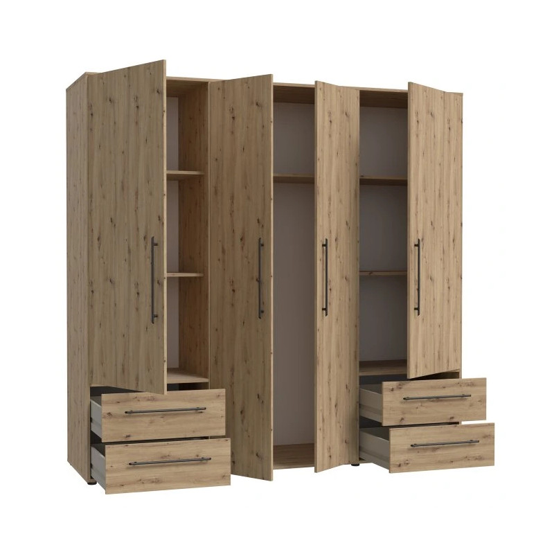 Szafa ubraniowa 210 cm JPTS86T-T14 – Kolekcja Jupiter – Domowanie