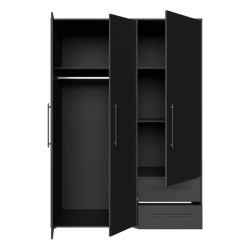 Kompaktowa szafa 145 cm z szufladami – Kolekcja JUPITER – Domowanie