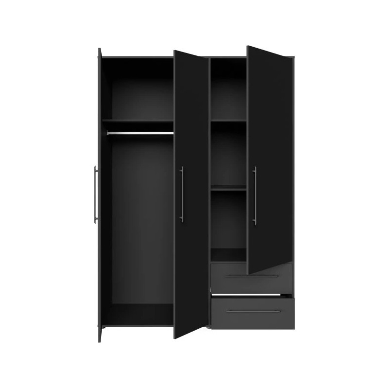 Kompaktowa szafa 145 cm z szufladami – Kolekcja JUPITER – Domowanie