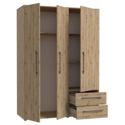 Szafa 145 cm Jupiter Dąb Artisan D78 – Styl i funkcjonalność | Domowanie.pl