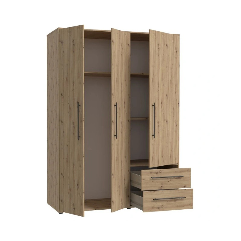 Szafa 145 cm Jupiter Dąb Artisan D78 – Styl i funkcjonalność | Domowanie.pl