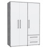 Szafa 145 cm Jupiter MKSS833-C264 Beton/Biały Meble Forte