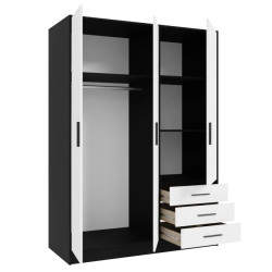 Nowoczesna szafa 145 cm JPTS86T-T23 – Styl i funkcjonalność