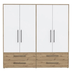 Czterodrzwiowa szafa JUPITER – nowoczesna i funkcjonalna – Kup online