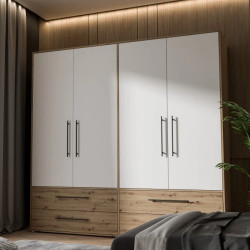 Czterodrzwiowa szafa JUPITER – nowoczesna i funkcjonalna – Kup online