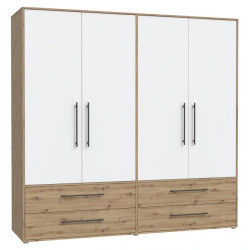 Czterodrzwiowa szafa JUPITER – nowoczesna i funkcjonalna – Kup online