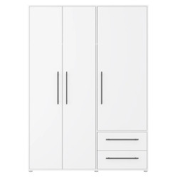 Szafa 145 cm Biała  – Kolekcja Jupiter | Domowanie.pl