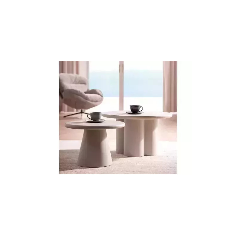 Ława Rosalia mikrocement jasny szary 45x80