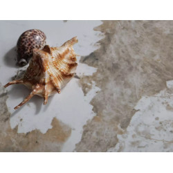 Ława Salo B biały połysk efekt marmuru/biały mat 49x50