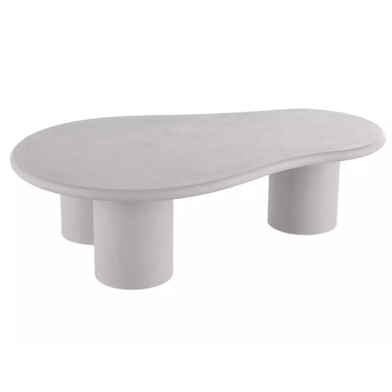 Ława Selena mikrocement jasny szary 35x80x130