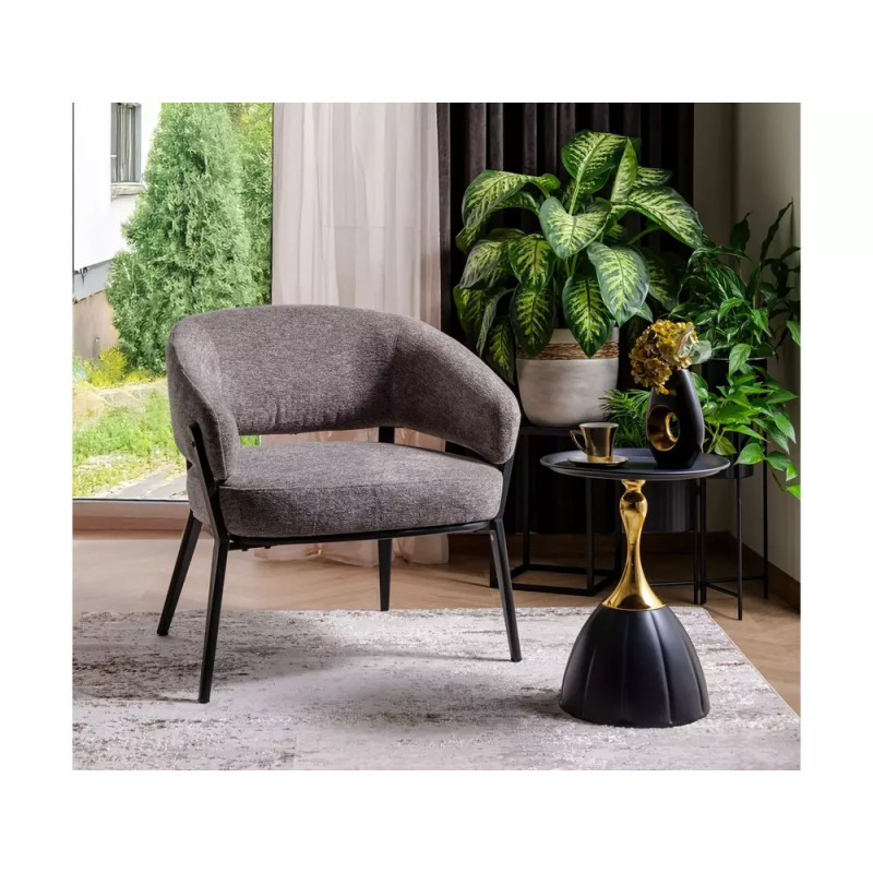 Ława Piana czarny/złoty 50x38