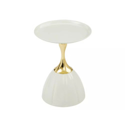 Ława Piana biały/złoty 50x38