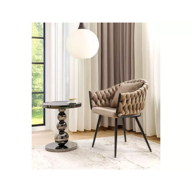 Ława Rima czarny/czarny połysk 56x50