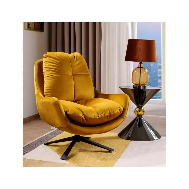 Ława Mira czarny połysk 56x50