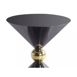 Ława Mira czarny połysk 56x50