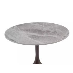 Ława Mutti szary efekt marmuru/brąz antyczny 60x50