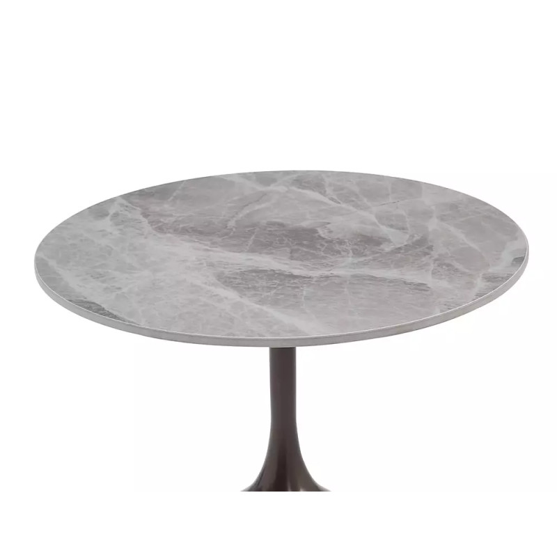 Ława Mutti szary efekt marmuru/brąz antyczny 60x50