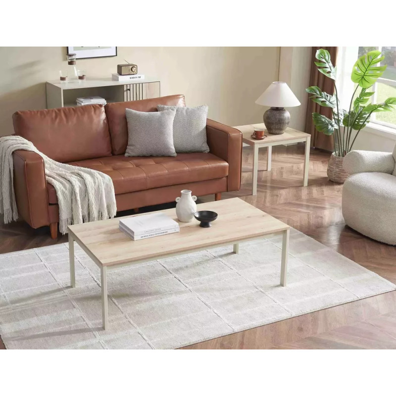 Ława Frost L1 off white/dąb alpejski 40x60x120