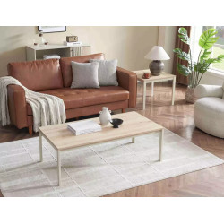 Ława Frost L2 off white/dąb alpejski 48x60x60