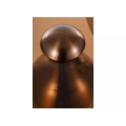 Ława Cassie brąz transparentny/miedziany połysk 38x70 (ZESTAW)