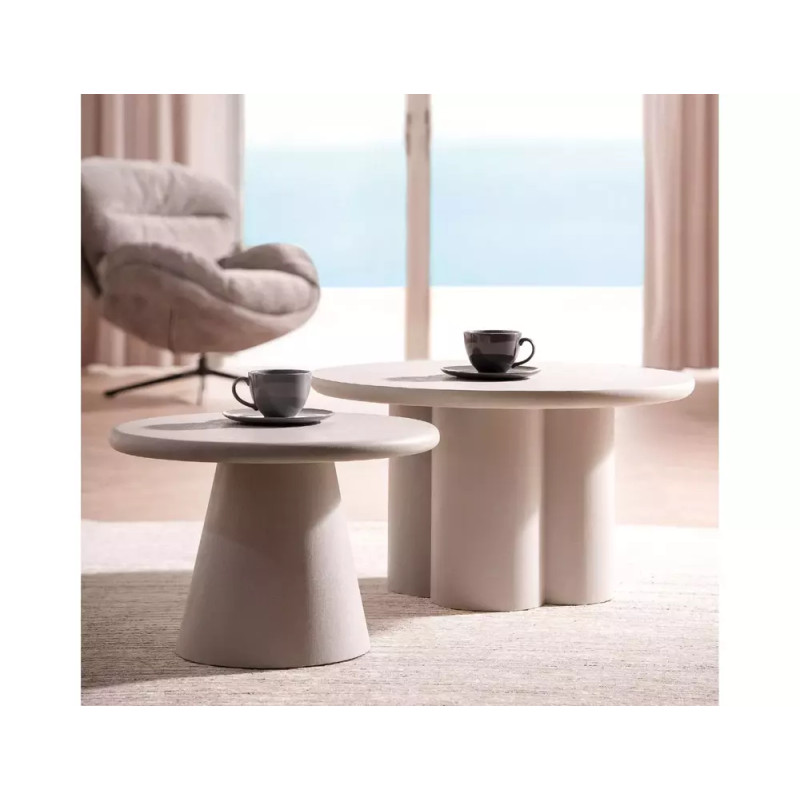 Ława Aurora mikrocement jasny szary 40x60