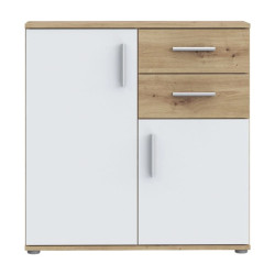 Komoda NET106 IKLK221-C830 Dąb Sonoma/Biały Meble Forte
