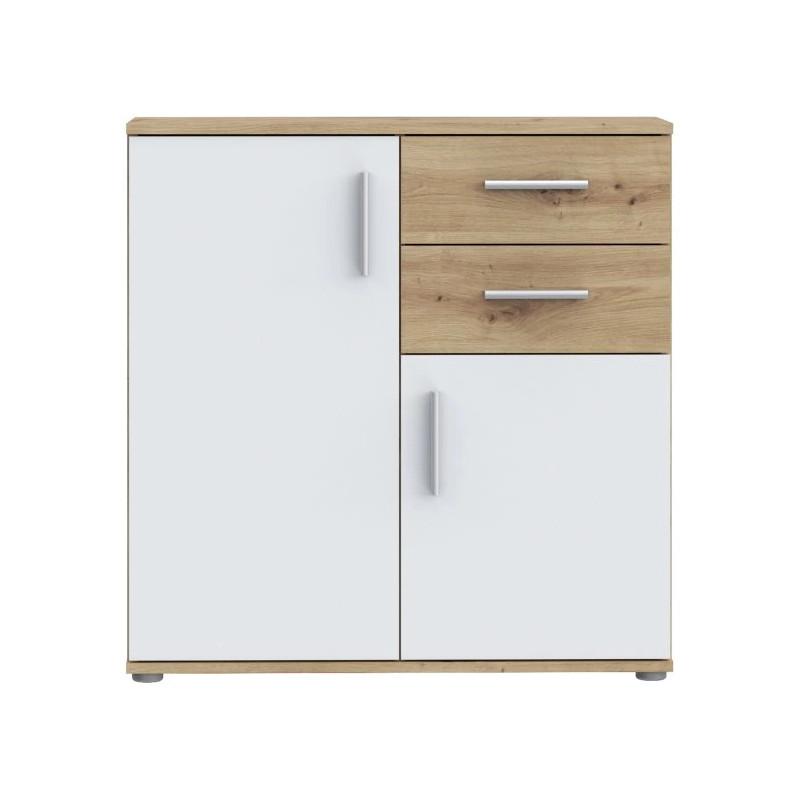 Komoda NET106 IKLK221-C830 Dąb Sonoma/Biały Meble Forte