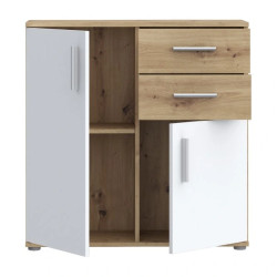 Komoda NET106 IKLK221-C830 Dąb Sonoma/Biały Meble Forte