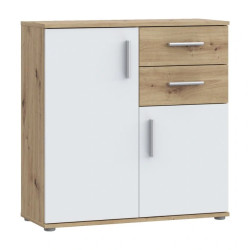 Komoda NET106 IKLK221-C830 Dąb Sonoma/Biały Meble Forte