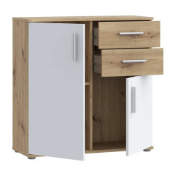 Komoda NET106 IKLK221-C830 Dąb Sonoma/Biały Meble Forte