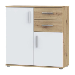 Komoda NET106 IKLK221-C830 Dąb Sonoma/Biały Meble Forte