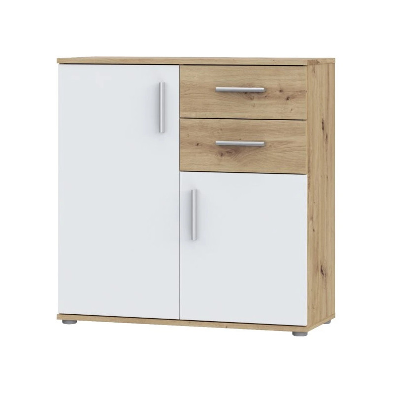 Komoda NET106 IKLK221-C830 Dąb Sonoma/Biały Meble Forte