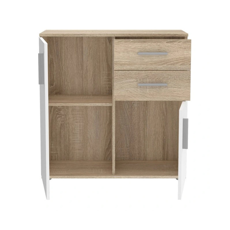 Komoda NET106 IKLK221-Q45F Dąb Sonoma/Biały Meble Forte