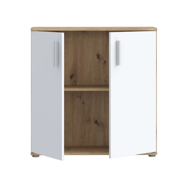 Komoda 2D NET106 IKLK222-C804 Dąb Artisan/Biały Meble Forte