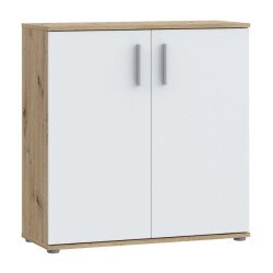 Komoda 2D NET106 IKLK222-C804 Dąb Artisan/Biały Meble Forte