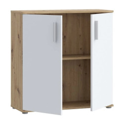 Komoda 2D NET106 IKLK222-C804 Dąb Artisan/Biały Meble Forte