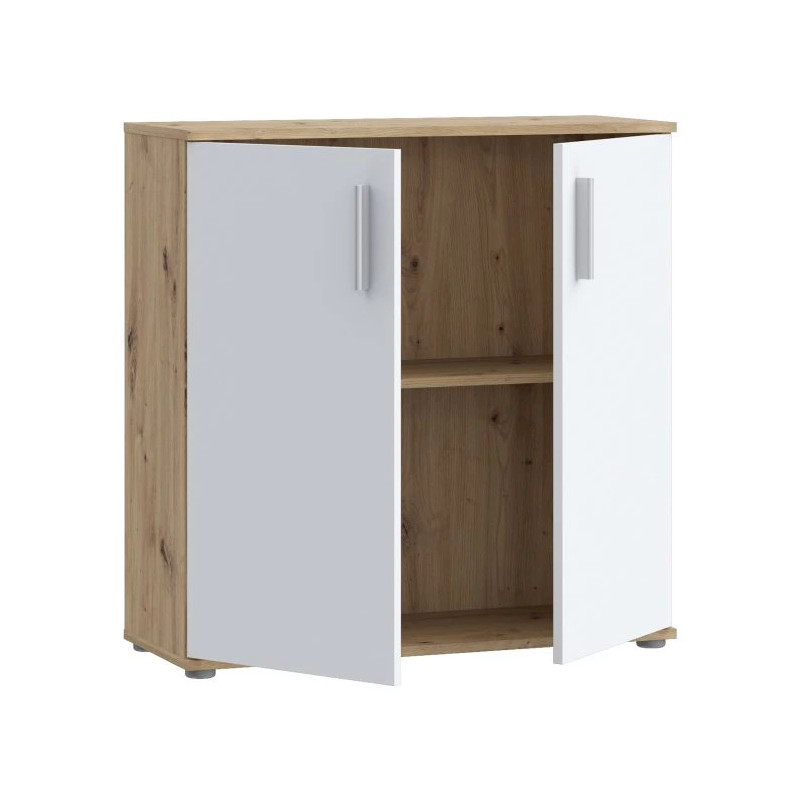 Komoda 2D NET106 IKLK222-C804 Dąb Artisan/Biały Meble Forte