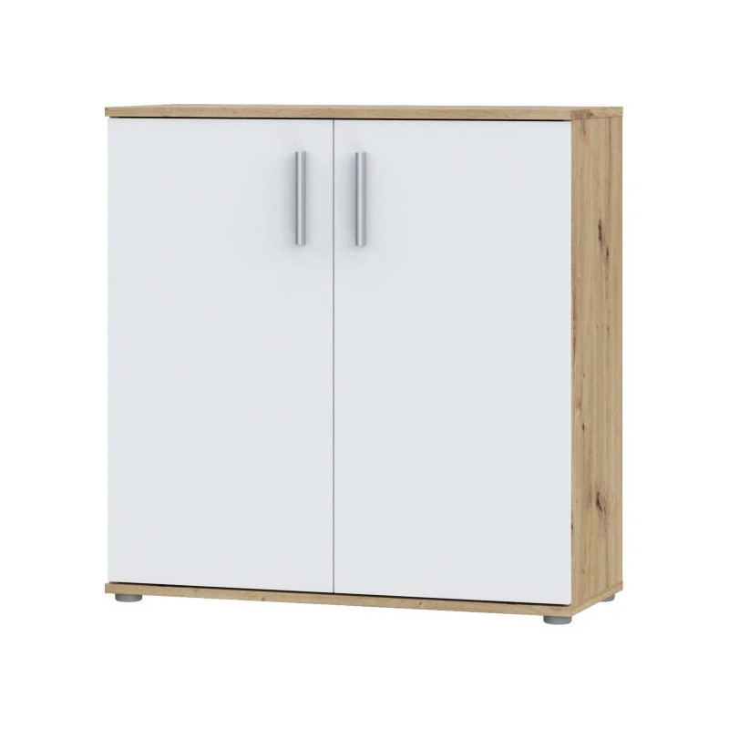 Komoda 2D NET106 IKLK222-C804 Dąb Artisan/Biały Meble Forte