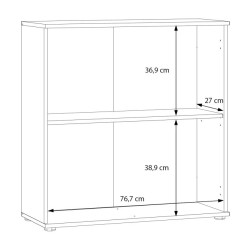 Komoda 2D NET106 IKLK222-C804 Dąb Artisan/Biały Meble Forte