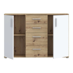 Komoda 2D4S NET106 KLK231-C830 Dąb Artisan/Biały Meble Forte